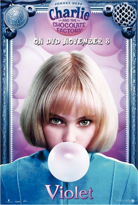 Charlie and the Chocolate Factory Picture 5 Mini poster of Violet