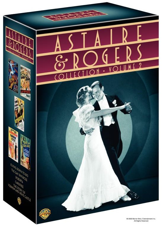 Astaire and Rogers Collection Volume 2 Picture 1: photo of the 6 pack DVD.