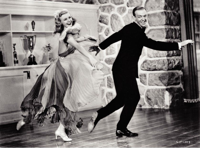 Astaire and Rogers Collection Volume 2 Picture 2 Shot of Fred Astaire and Ginger Rogers dancing from the film Carefree.