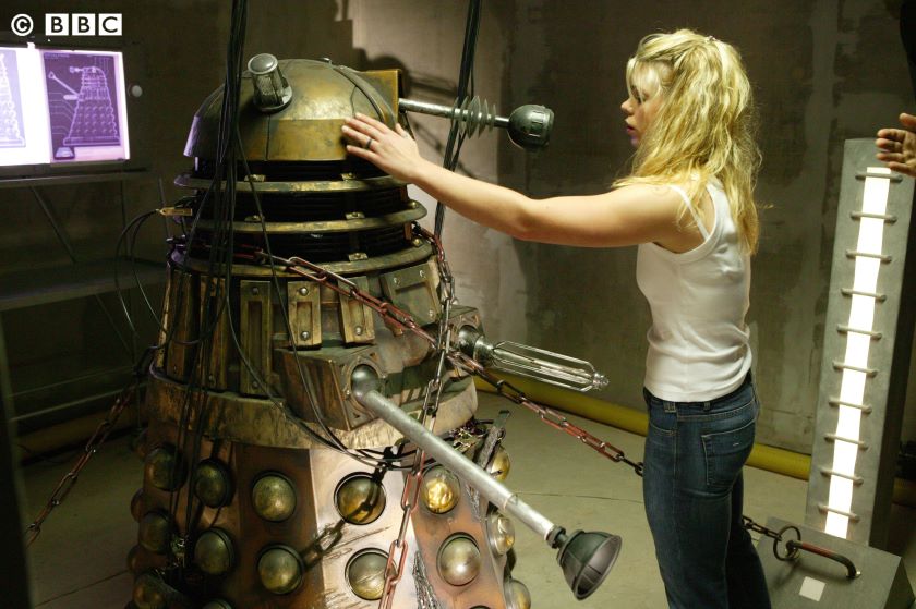 Doctor Who, shot of Billie Piper as Rose.